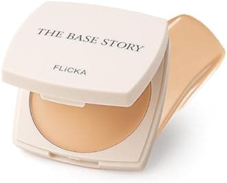 FLiCKA The Base Story Cream Foundation for Face Makeup 8.5gm | Medium to High Coverage | Waterproof & Long Lasting | Smooth & Matte Finish with SPF | All Skin Types | 03 Caramel