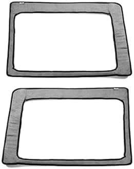 Heat Insulation Cotton Pad ，Compatible For Jeep Wrangler JK 2012-2017 Headliner Roof And Rear Window Insulation Kit 2 4 Doors(Gray Rear Window)