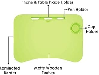 VISBY INDIA Office Table for Home/Writing Desk for Office/Folding Table for School/Folding Study Table/Work from Home Multipurpose Table (Green)