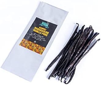 Vanilla Mart - 500g Madagascan Vanilla Pods - Grade A Vanilla Beans - Whole Grade A Vanilla Pods - Premium Madagascar Vanilla - Vanilla Pods & Beans from Around The Globe