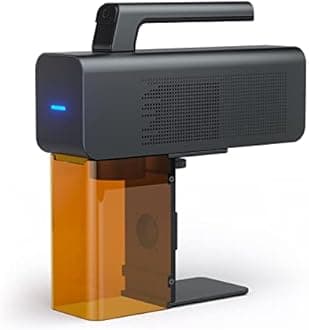 Genmitsu Z5-1 Fiber Laser Engraver, Desktop Handheld 2-in-1 design, Portable Marking on All-Metals, Jewelry, Stones for Individual Shop/Factory/Home, 70mm x 70mm DIY Area