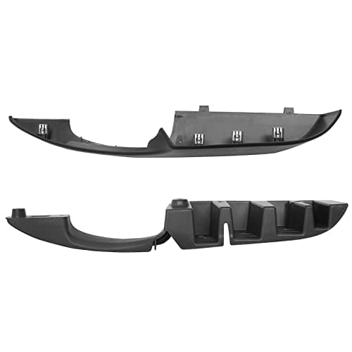 Interior Pull Door Handle, Complete Armrest (Pewter Grey), Front Left Driver & Right Passenger Side, Compatible with 2003-2019 Chevy Express, GMC Savana 1500 2500 3500 | Replace# 25750064,10388389