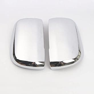 Side Mirror Cover Caps For Mitsubishi For Pajero 2007 2008 2009 2010 2011 2012 2013 2014-2019 ABS Chrome Side Mirror Decorative Covers Trims Outside Rearview Mirror Cover