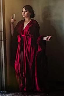 Molisa Womens Sexy Feather Bridal Robe Long Wedding Scarf Illusion Bathrobe Sleepwear Lingerie Robe Nightgown