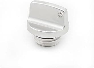 M20 * 2.5 Universal Motorcycle Engine Oil Filler Cap Screw Cover Plug Gray with O-ring Valve Oil Cap Transmission Tank Cover (Silver)