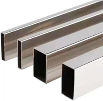 RAMBEX 1pcs 500mm 304 Stainless Steel Square Tube, 10x15 Mm 10x20mm 10x30 15x30 20x30 20x40mm Thick 1.5mm Small Caliber Rectangular Tube(20x30x1.5mm)
