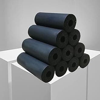 ZECHKA Rubber Insulation Pipe Insulation, Pipe Insulation Flexible Retardant Foam Tube, Pipe Insulation Tubing, Nitrile Tubing Flame Retardant, Wall Thickness 9/15/20mm (Size : 50mmX15mmx1.7m)