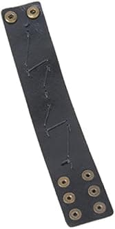 GelConnie Leather Cuff Bracelet Punk Braided Bracelets Rock Leather Wristbands Faux Mens Leather Bracelet Gothic Viking Bangle Adjustable Wrap Bracelet for Women, Men