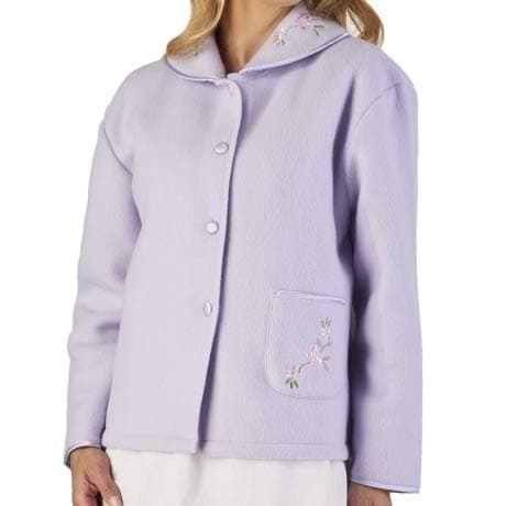 SlenderellaPolar Fleece Buttoned Bedjacket