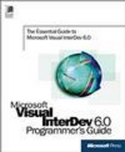 Microsoft Visual InterDev 6.0 Programmer's Guide