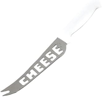 Chef Craft 21368 1-Piece Cheese Knife with White Plastic Handle, White, 9-1/2-Inch