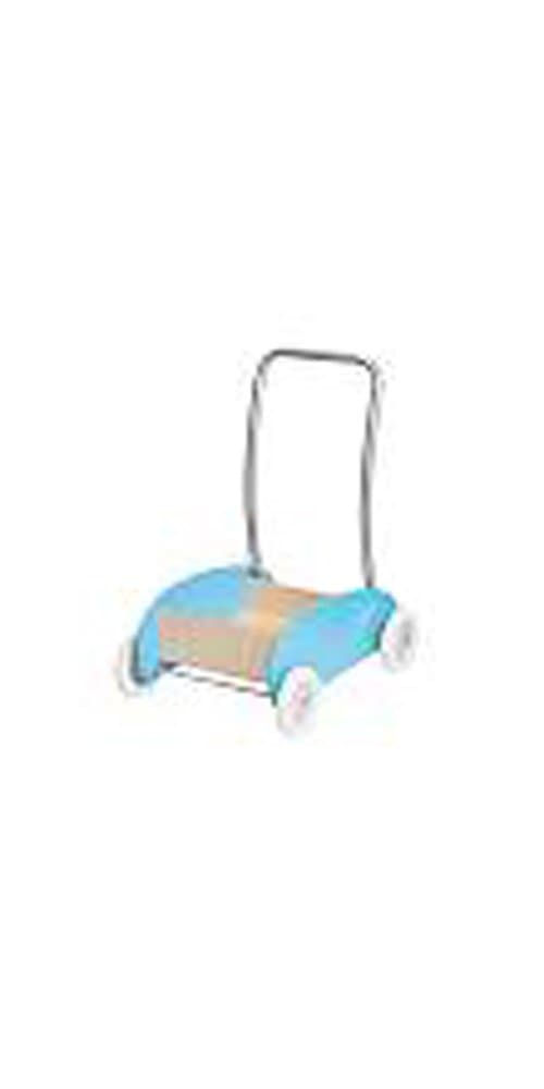 Toddle wagon/walker, light blue, birch