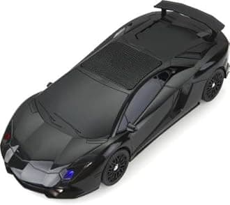 OTOOBEST Black Portable Wireless Bluetooth Car Speaker | Compact & Powerful Bluetooth Speaker for On-The-Go Audio (LAMBEROGHINI, Black)