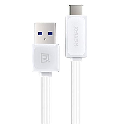 Quick Power Flat USB-C Cable for LeEco Le S3 with USB 3.0 Gigabyte Speeds and Quick Charge Compatible! (White 3.3ft1M)