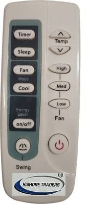 Kishore Traders Ac Remote Control Compatible with Samsung Ac Window/Split Ac (Please Match Your Old Remote with Given Image for Work It Must Be Exactly Same As Shown in Image)