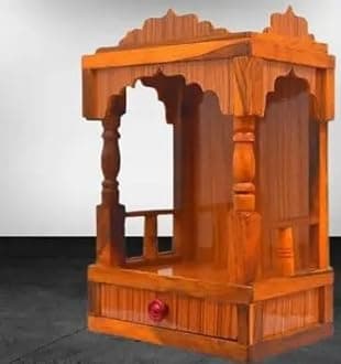 Wooden Temple, Pooja Ghar for Home