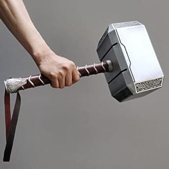 Antique Collection Thor Mjolnir Cosplay Scale Movie Prop Replica Avengers Weapon (THOR HAMMER)