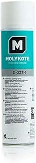 Molykote D321R Air Curing Dry Film Lubricant/Anti Friction Coating/Chain Lubricant - High Stressed Parts & Car Mirror Spray, 400ml