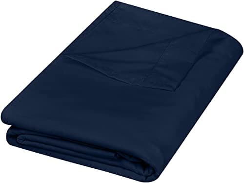 Utopia Bedding Flat Sheet - 1 Pack (Full, Navy) - Soft Brushed Microfiber Fabric - Shrinkage & Fade Resistant Top Sheet - Easy Care Bed Sheet