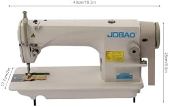 Industrial Sewing Machine Set, Upholstery Sewing Machine with Motor, Table Stand Commercial Sewing Machine 550W