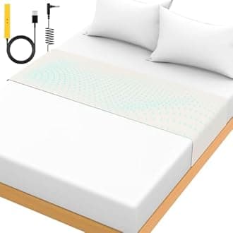 Grounding Mat for Bed 90% Organic Cotton+10% Pure Silver Fiber, Grounding Fitted Sheets for All Mattress Sizes, with Static grounding Cord and Test Pen (White, 105.5 * 23.5 inch)