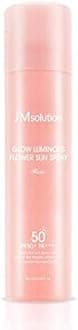 JM solution - Glow Luminous Flower Sun Spray - Rose - SPF50+/PA++++