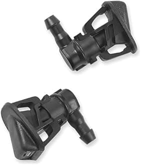 Windshield washer Nozzles Kit Fit for Jeep Wrangler 2013-2024, Gladiator 19-21 – Wiper washer check valves, hose, pipe connectors, sprayers replaces 68164356