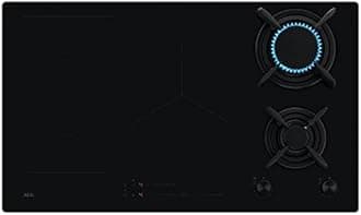 AEG 8000 Series Dual Fuel 2 Induction Zones and 2 Burner Gas Hob