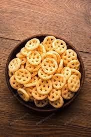 FreshoCartz Ready to Fry Wheels Fryums / Crunchy Papad / Chips / Snacks / Pellets (5)