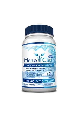 Consumer Health MenoClear Night - 30 Capsules - Menopause Care - Decrease Hot Flashes, Mood Swings, and Irritability - Melatonin, Valerian, Hesperidin - Made in The USA