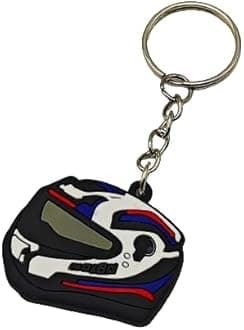 Creative Personalized Cartoon Motorcycle Keychain DIY Pendant Accessories PVC Soft Rubber Keychain