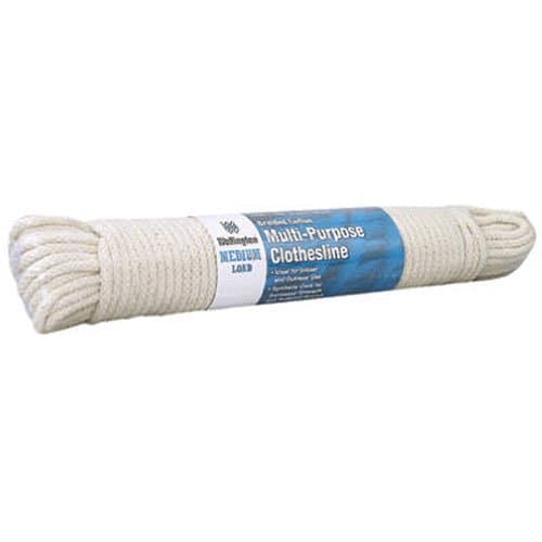 Eclipse 7/32-Inch x 100-Ft. Solid Braided Cotton Clothesline