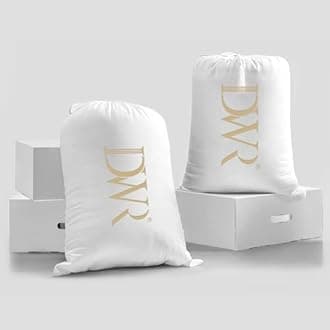 DWR Lightweight Down Feather Fibers Comforter Oversized King, Thin Duvet Insert with Ties, Ultra-Soft Cotton Blend, High Fill Power 48oz for Hot Sleepers/Warm Weather(120x98, White)