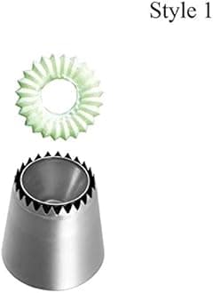 FantasyDay Cake Decorating Set, 2 Pieces Stainless Steel Icing Piping Nozzles Tips Kit with Reusable Piping Bag - Christmas Birthdays Anniversary Wedding Cakes Cookies Dessert Pastry DIY Making Tools