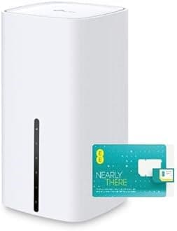 TP Link 5G Archer NX200 WiFi6 Dual Band Gigabit with EE 5G Data SIM Card Bundle