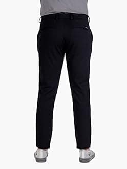 The Pant Project Luxurious, Stretchy Casual Pants for Men, Stylish, Fashionable Slim-Fit Men's Pants for Office or Party, With Expandable Waist and 4-Way Stretch
