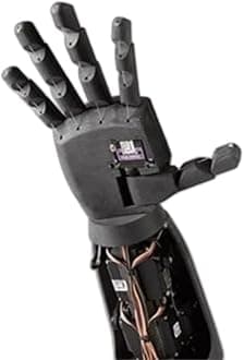 VAALI Robotic Hand DIY Kit (Black) – Plastic, Assembled with Software | 5-Finger Design, Programmable Servo Control | Ideal for STEM & Hobby Projects