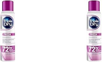 Triple Dry Women | Fresh Fragrance Anti-Perspirant Spray 150ml | 72-Hour Protection Against Excessive Sweating | Fights Odour | Triple Active Formula | Clinically Proven | Female (Pack of 2)