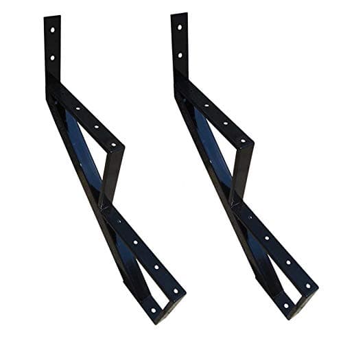 Steel Stair Step Riser - 2 Step for 20" Deck Height Stair Stringer