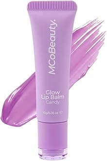 Glow Lip Balm, Candy, Nourishing Tint for Luscious Lips, Vegan, Cruelty Free Cosmetics