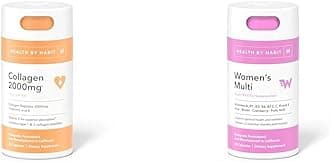 Health By HabitCollagen Supplement (60 Capsules, 2000mg) & Womens Multi Supplement (60 Capsules) Bundle (1 Pack Each)