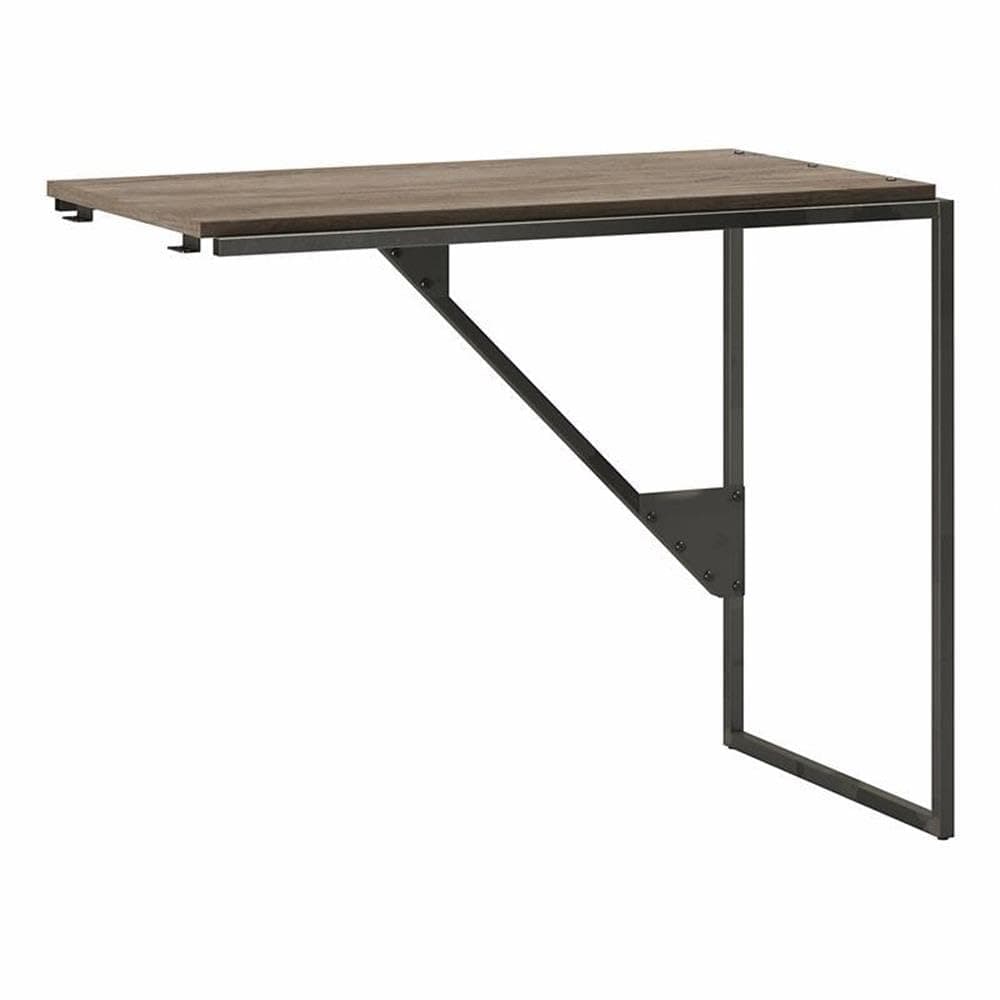 Refinery 37W Desk Return in Rustic Gray
