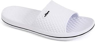 FUNKYMONKEY Mens Bathroom Shower Slippers Indoor Home Beach Non Slip Sandal