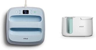 EasyPress 3 | 22.5cm x 22.5cm (9" x 9") Heat Plate | Heats up to 205°C (400°F) | Bluetooth-Enabled Heat Press for Iron On Vinyl (HTV), Infusible Ink and Sublimation, 2009145 & Mug Press