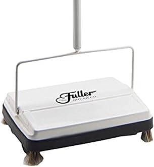 Fuller Brush 17028 Electrostatic Carpet & Floor Sweeper - 9" Cleaning Path - Lightweight - Ideal for Crumby Messes - Works On Carpets & Hard Floor Surfaces - White