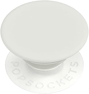 PopSockets Adhesive Phone Grip, Holder, Phone Stand, White - Creme Fresh