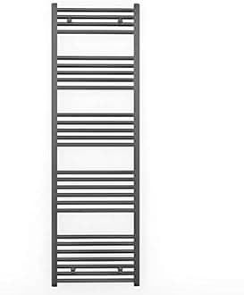 Myhomeware Anthracite Grey Heated Bathroom Towel Rail Radiator For Central Heating Elegant Designer In UK (600mm x 1600mm (h))