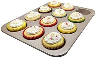 Premium Natural Greaseproof Cupcake Liners Muffin Paper Baking Cups Standard Size, 100-Count