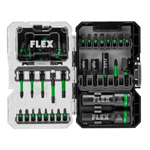 FLEX STACK PACK IMPACKS Impact Driver Bits 45 Piece Set - FAM10103-45