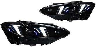 Head Lamp Compatible for BMW 4 series G22 G82 Headlights 2020-2023 M4 Headlights DRL Turn Signal High Beam Angel Eye Projector Lens(For LED Car)